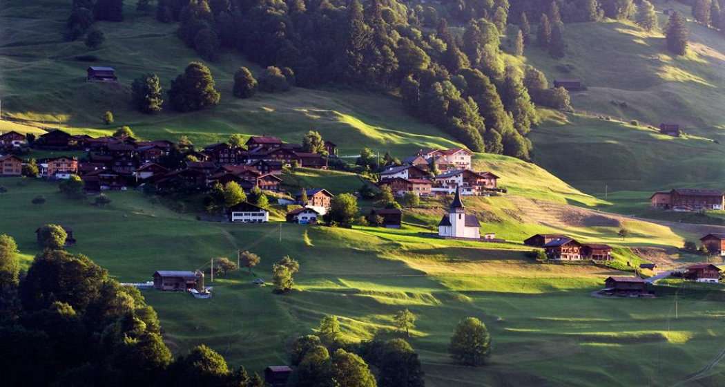 Conters im Abendlicht Conters im Abendlicht