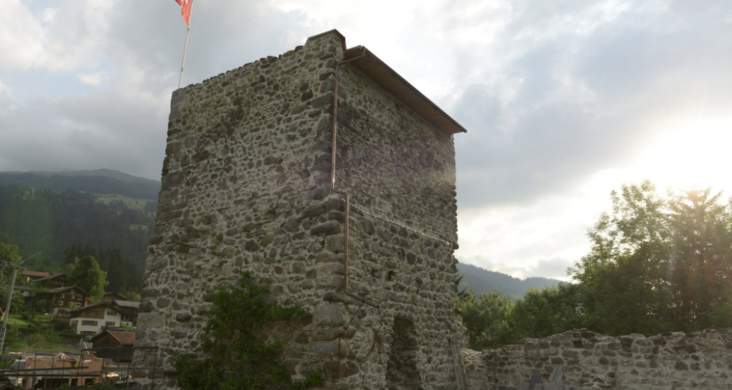 Fideris Strahlegg roter Spazierweg Prättigau Marketing