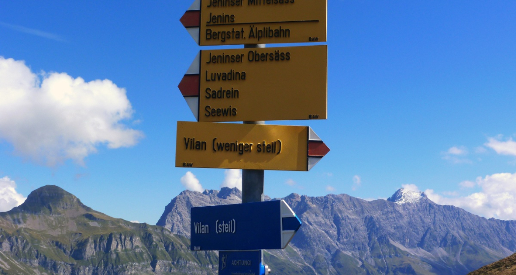 Unterwegs zum Vilan Unterwegs zum Vilan