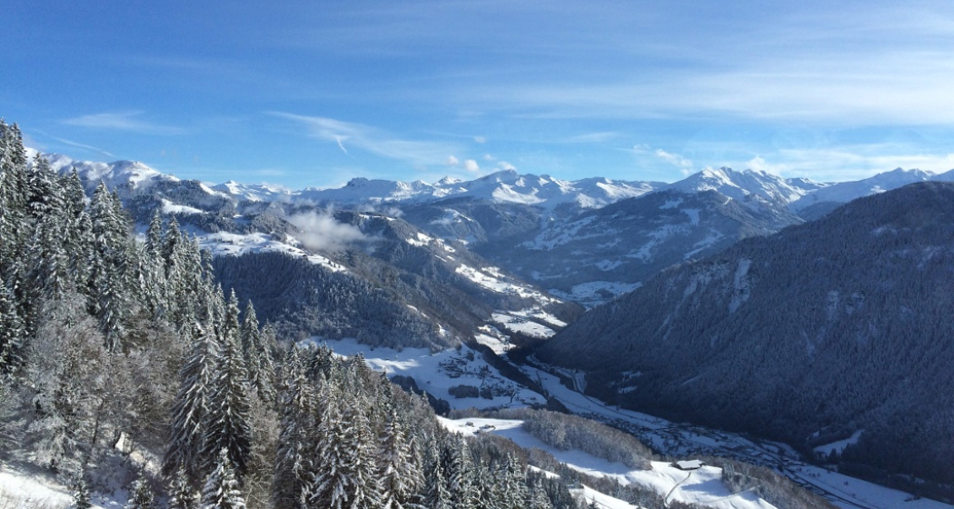 Blick Richtung Hinterprättigau Blick Richtung Hinterprättigau