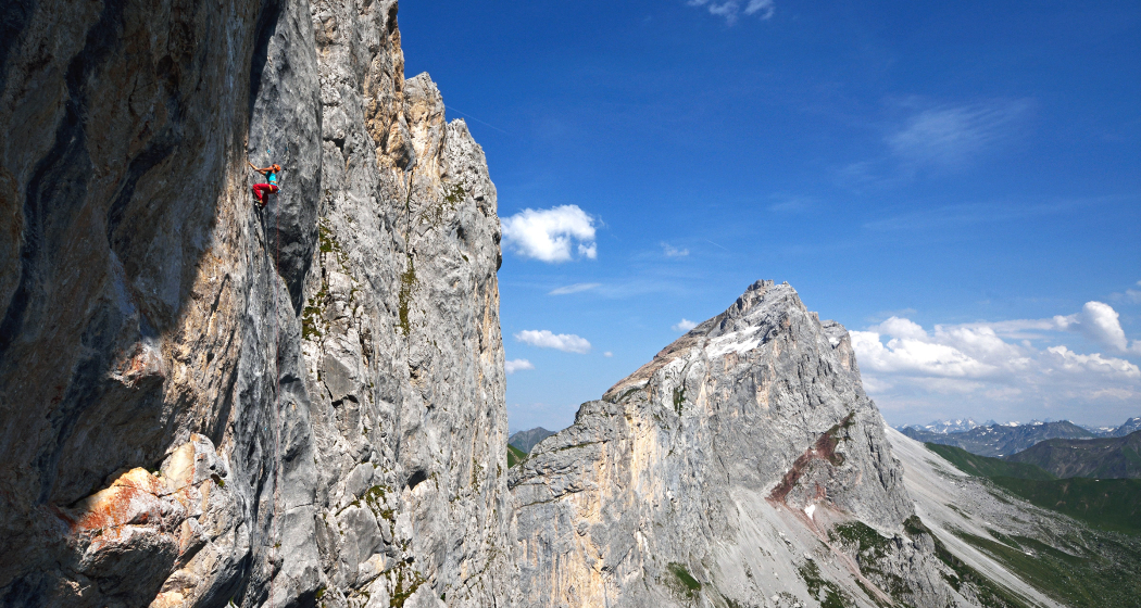 Nina Caprez / Kirchlispitzen Rätikon Prättigau Graubünden Nina Caprez / Kirchlispitzen Rätikon Prättigau Graubünden