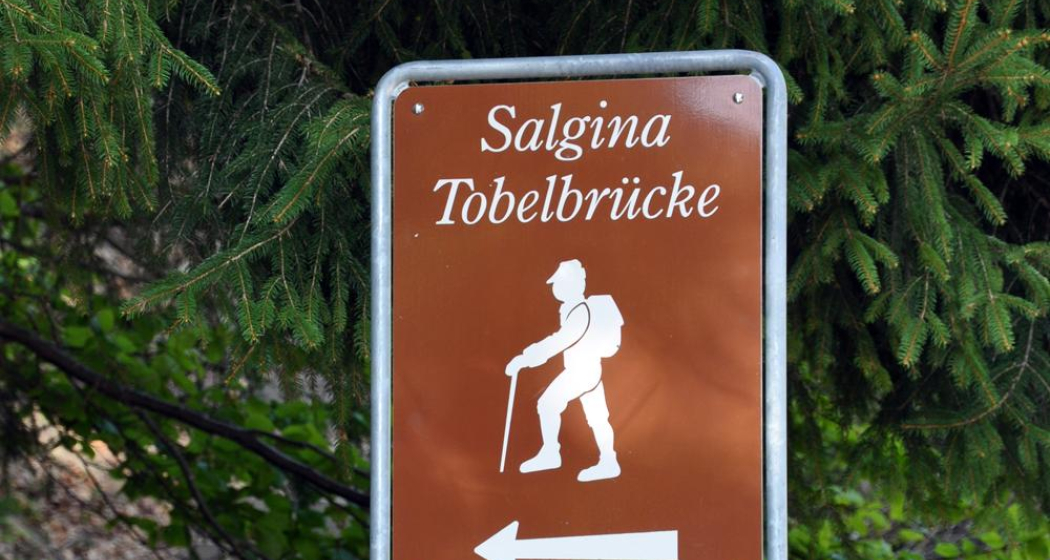 Beschilderung Rundwanderweg Salginatobelbrücke Beschilderung Rundwanderweg Salginatobelbrücke