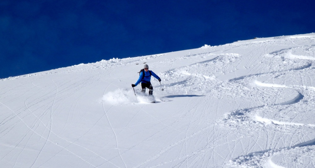 Genussvolle Abfahrt vom Hochwang Genussvolle Abfahrt vom Hochwang