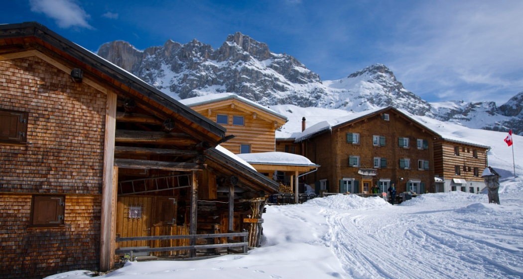 Das Berghaus erreicht man im Winter nur zu Fuss. Das Berghaus erreicht man im Winter nur zu Fuss.