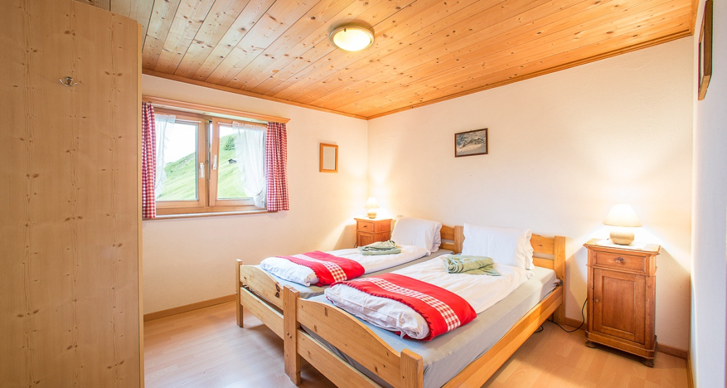 Das Berghaus bietet einfache, gemütliche Zimmer Das Berghaus bietet einfache, gemütliche Zimmer