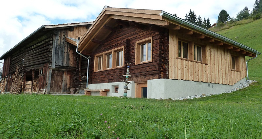 Maiensäss Sommer aussen Maiensäss Sommer aussen