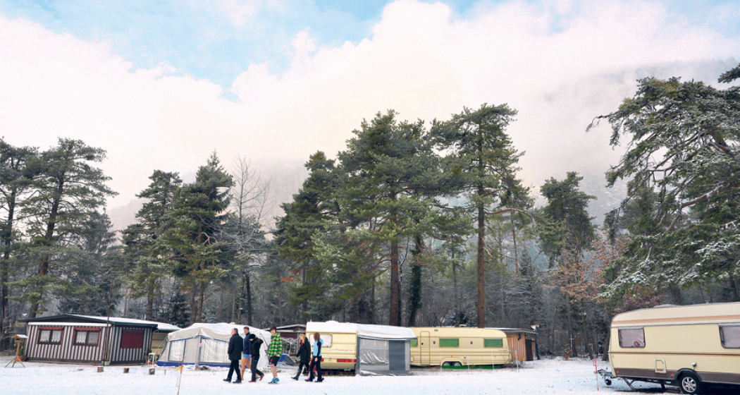 Camping Landquart im Winter Camping Landquart im Winter