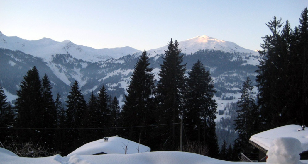 Traumhafte Aussicht Richtung Fideriser Heuberge Traumhafte Aussicht Richtung Fideriser Heuberge