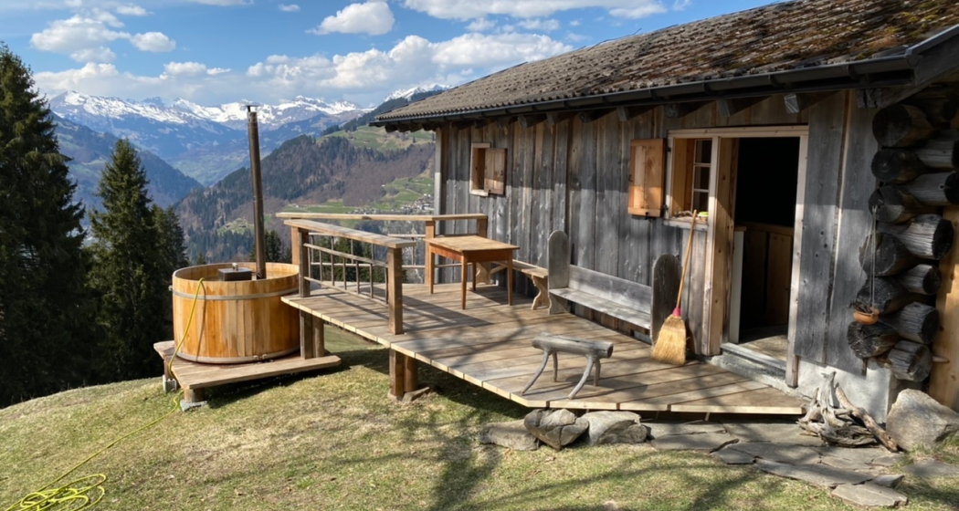 Hot Pot mit Terrasse Hot Pot mit Terrasse