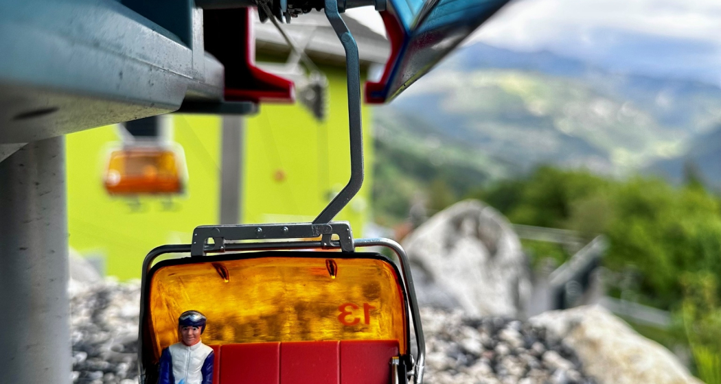 Sessellift Miniatur in Seewis Sessellift Miniatur in Seewis