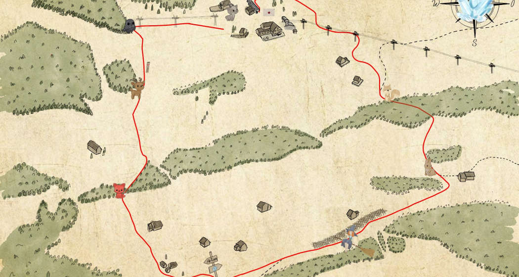 Schatzkarte "Die Suche nach den Bergkristallen" auf Grüsch Danusa Schatzkarte "Die Suche nach den Bergkristallen" auf Grüsch Danusa