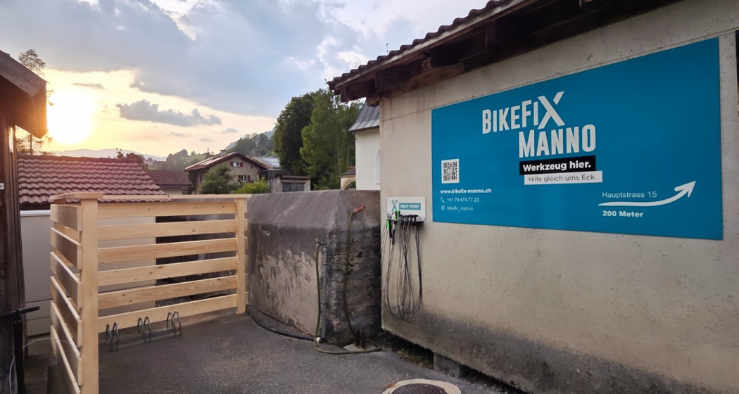 BikeFix Manno, Helppoint am Marktplatz Küblis BikeFix Manno, Helppoint am Marktplatz Küblis