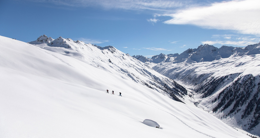 Madrisa Rundtour - Aufstieg Schlappiner Joch Madrisa Rundtour - Aufstieg Schlappiner Joch