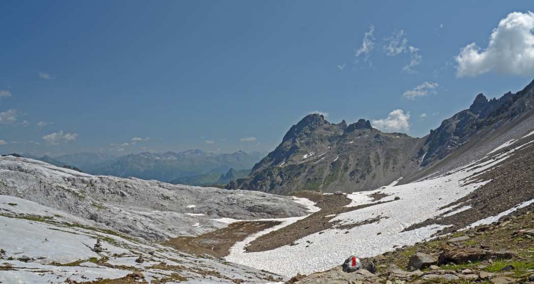 Abstieg vom Rätschenjoch ins Gafiental Abstieg vom Rätschenjoch ins Gafiental