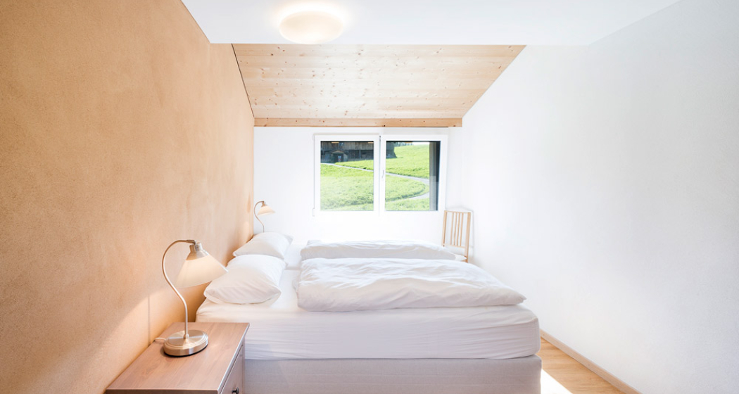 Eines der modernen Doppelzimmer Eines der modernen Doppelzimmer