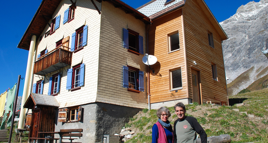 Das Hüttenpaar Jeannette & Didier