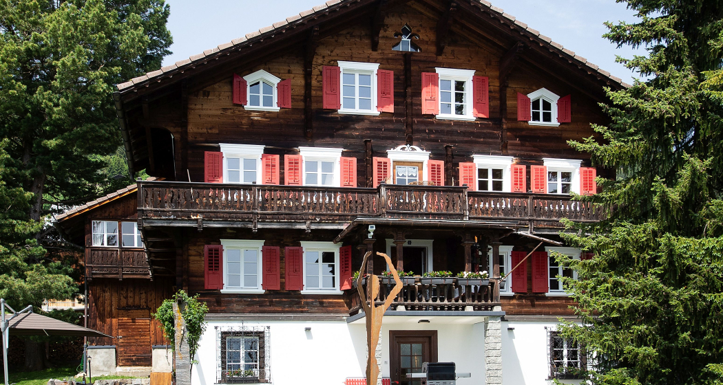 Chalet Riedji Furna Ferien Graubünden