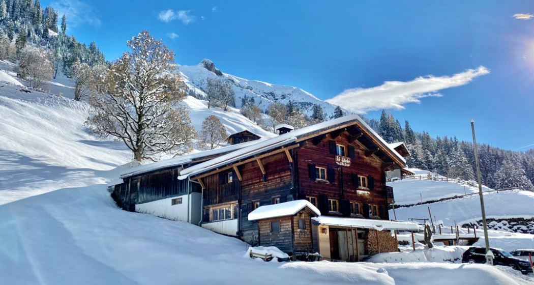 Berglodge Ascharina im Winter
