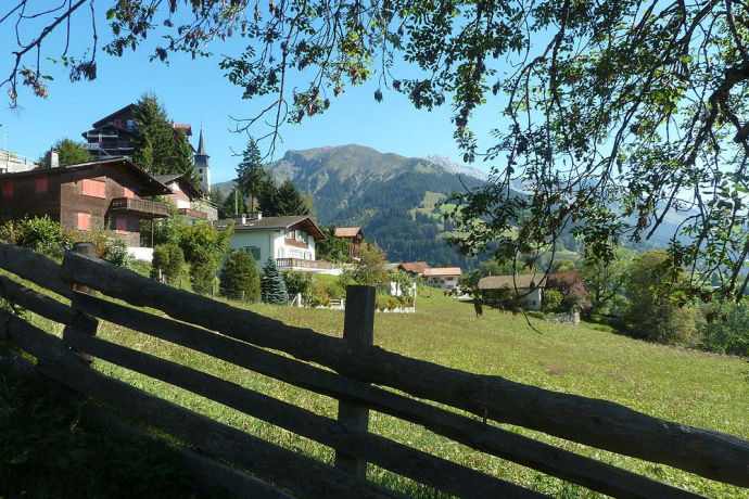 Ausgangs Pany und schon mitten im Grünen