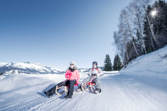 Mit 12 Kilometern der schweizweit längste Schlittelweg