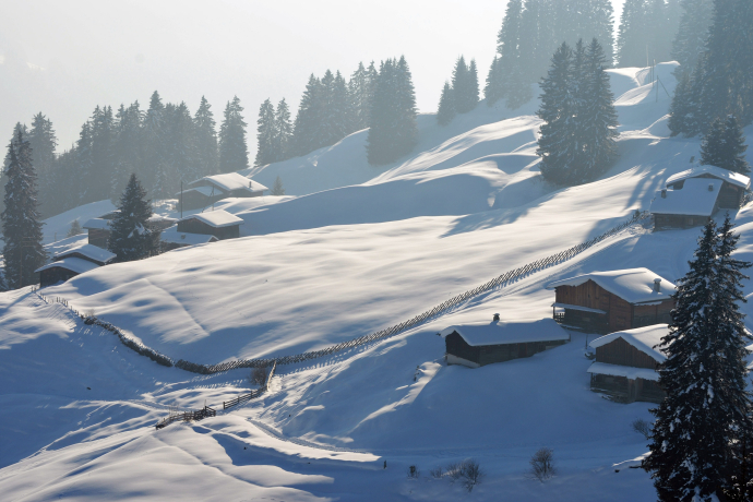 Herrlicher Schlittelweg