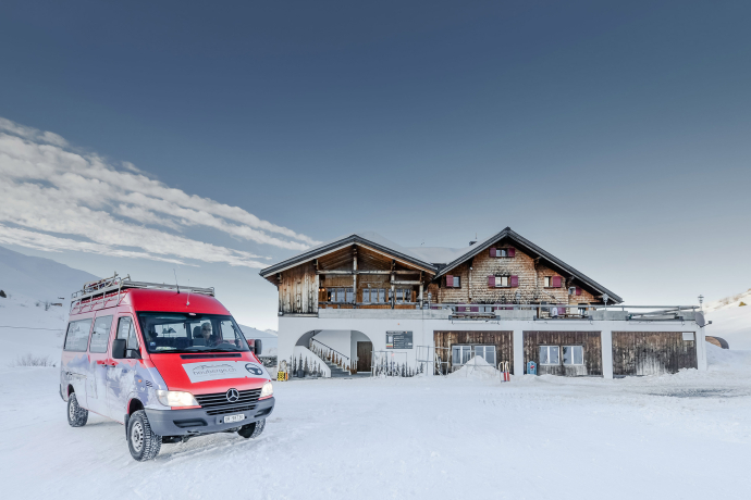 Das Berghaus Heuberge in den Fideriser Heubergen Das Berghaus Heuberge in den Fideriser Heubergen