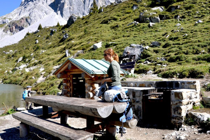 Grillstelle beim Partnunsee