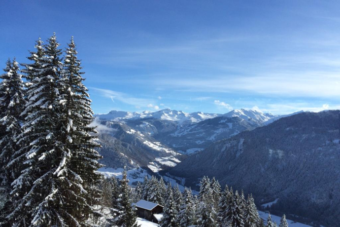 Blick Richtung Hinterprättigau Blick Richtung Hinterprättigau