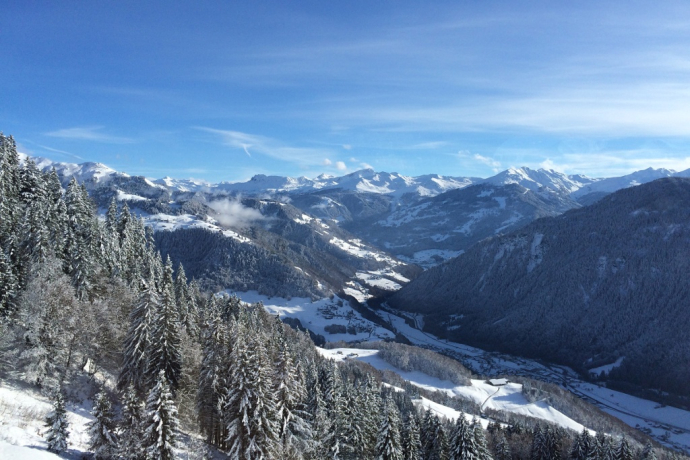 Blick Richtung Hinterprättigau Blick Richtung Hinterprättigau