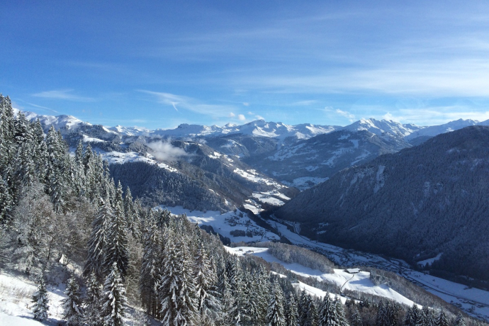 Aussicht ins hintere Prättigau
