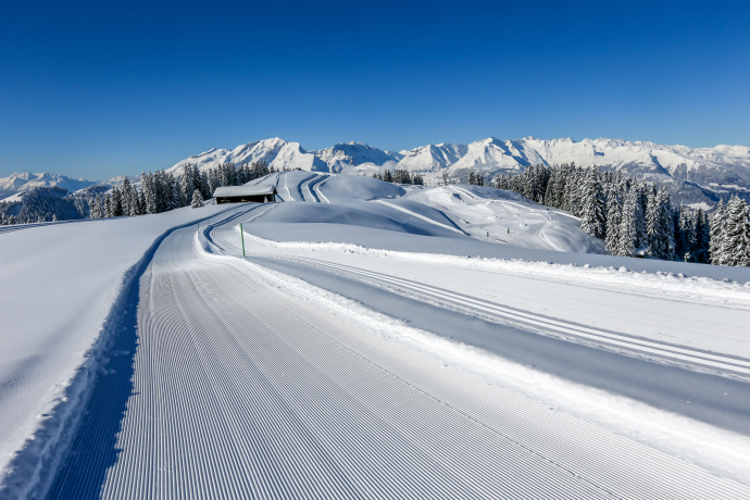 Die Panoramaloipe auf Grüsch-Danusa