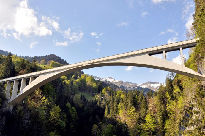 Weltmonument Salginatobelbrücke Schiers