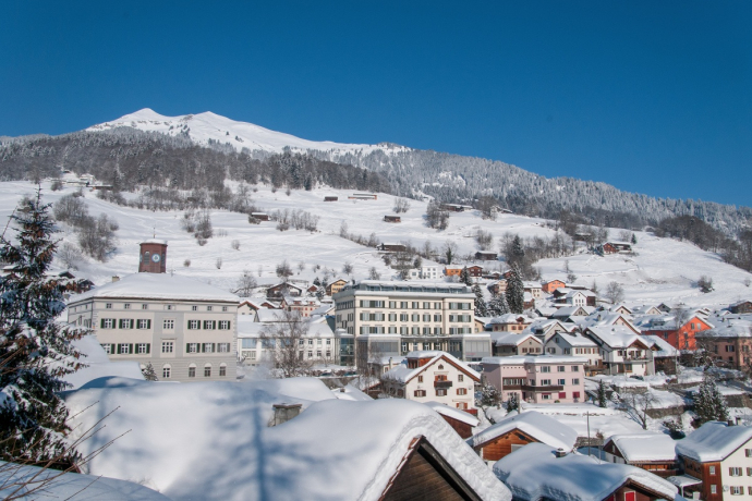 Seewis mit Blick Richtung Vilan