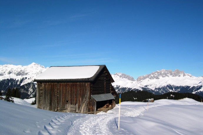 Blick auf den Rätikon