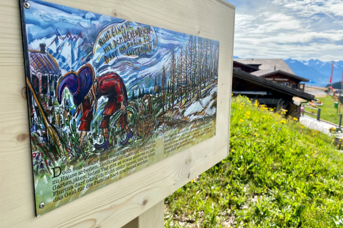 Post at "Herbs" near Berghaus Schwänzelegg
