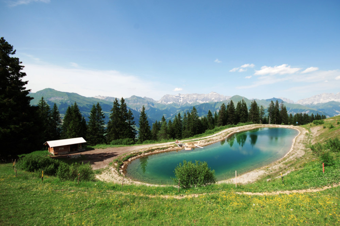 Speichersee in Furna