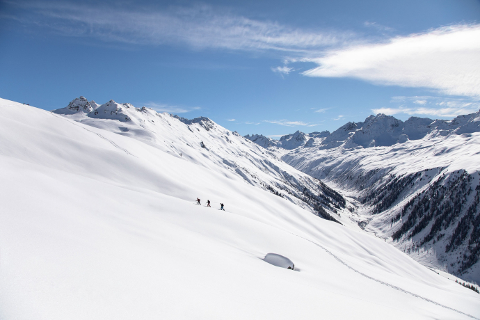 Madrisa Rundtour - Aufstieg Schlappiner Joch