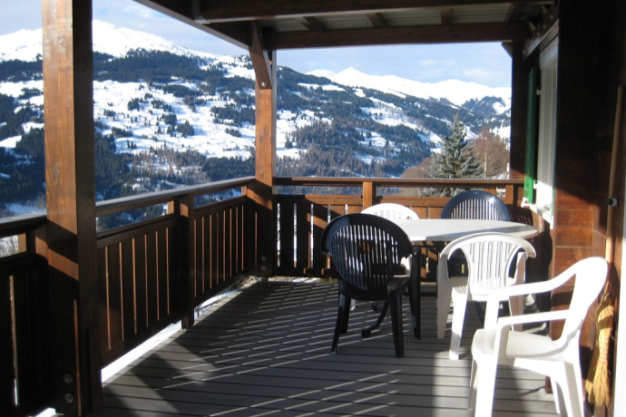 Balkon der Parterrewohnung