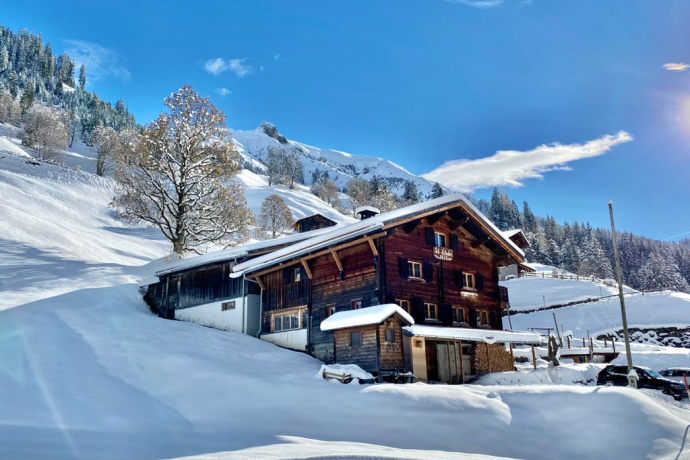 Berglodge Ascharina im Winter