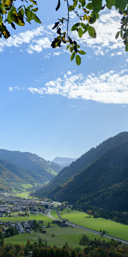Schiers im Sommer