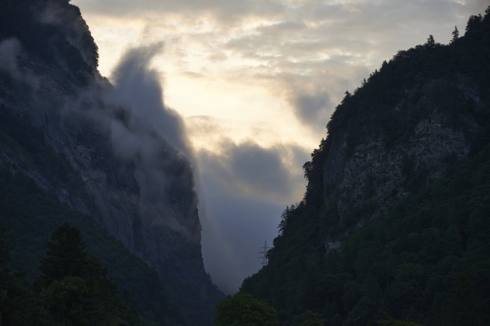 Schlucht bei St. Antönien