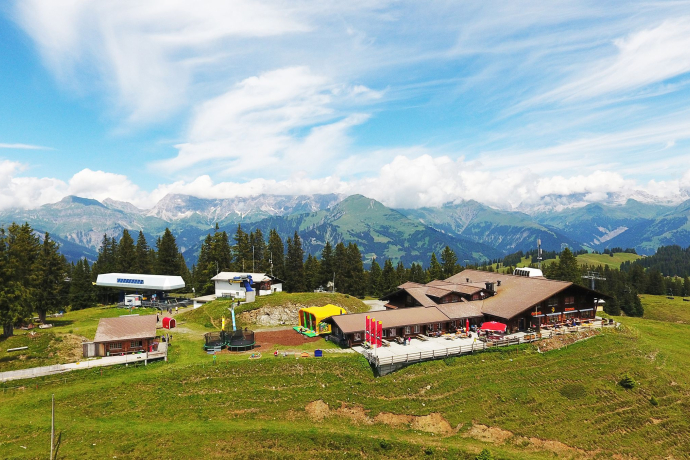 Bergbahnen Grüsch-Danusa Bergstation_Sommer