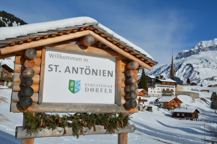 St. Antönien Ortstafel