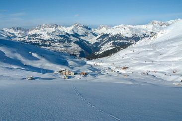 Blick auf die Heuberge 1